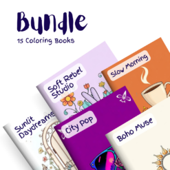 Modern Muse Bundle – 15 Coloring Books